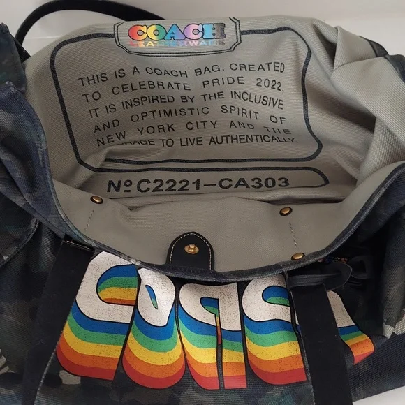 Coach Recycled Canvas Tote - Picture 4 of 4